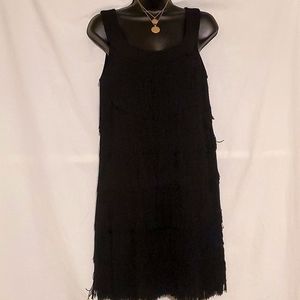 Donna Morgan Ladies black tassel Dress